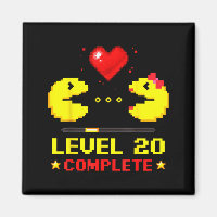 Level 20 Complete Gamers 20th Wedding Anniversary