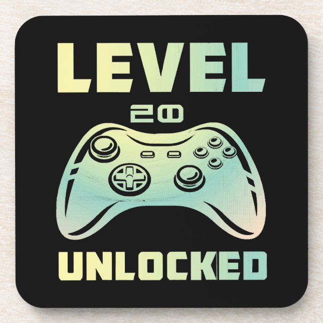 level 20 unlocked coaster (Front)