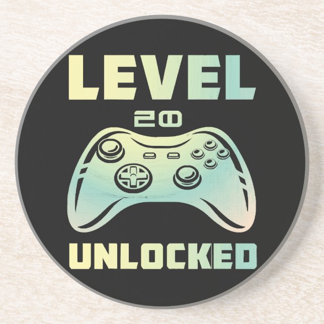 level 20 unlocked coaster (Front)