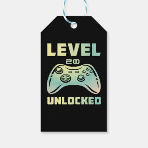 level 20 unlocked gift tags
