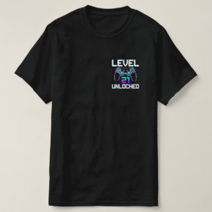 Level 21 Unlocked 21th Video Gamer Birthday Gift T-Shirt