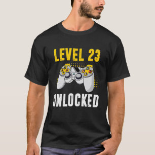 Level 23 Unlocked 23Rd Birthday 23 Year Old Gifts T-Shirt