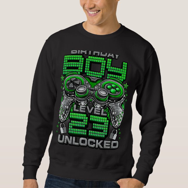 Level 23 Unlocked Awesome Since 1999 23rd Birthday Sweatshirt (Front)