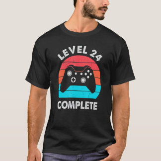 Level 24 Complete 24 Year Wedding Anniversary For  T-Shirt