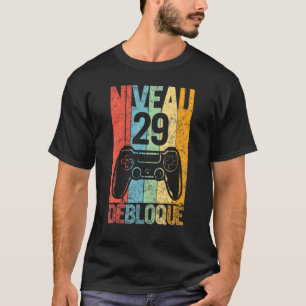 Level 29 Humour 29e Anniversaire 1990 29 Ans Joueu T-Shirt