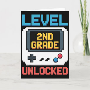 Level 2nd Grade Unlocked Ck To School Gamer Boys 1 Card