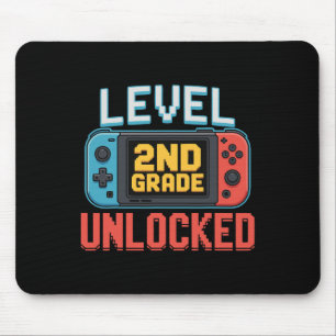 Level 2nd Grade Unlocked Ck To School Gamer Boys Mouse Pad