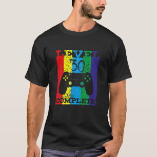 Level 30 Complete 1990 Gamer Games Controller Gift T-Shirt