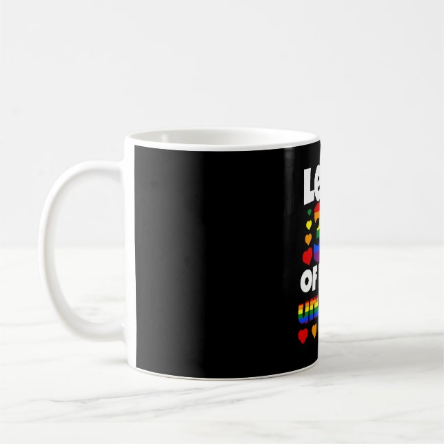 Level 30 of Pride Unlocked Rainbow LGBT 30th Coffee Mug (Left)