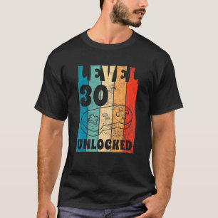 Level 30 Unlocked 30th Birthday Fan Celebration Ev T-Shirt