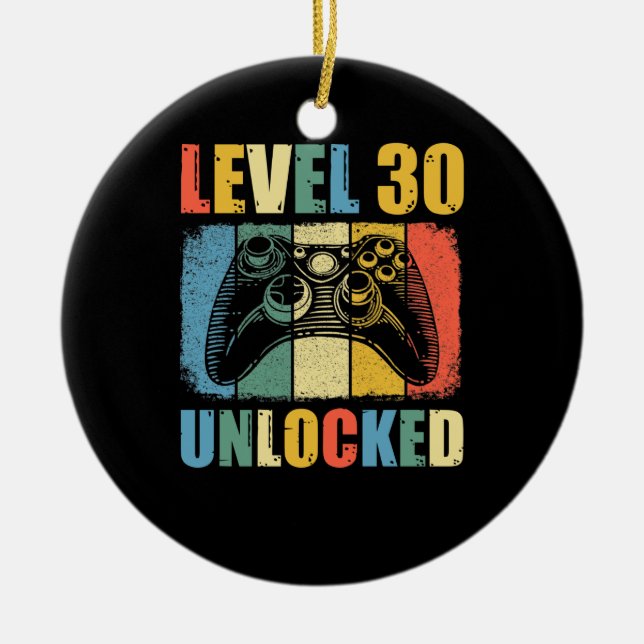 Level 30 unlocked ceramic ornament (Front)