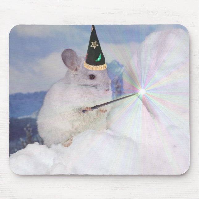 Level 33 Imperial Wizard Chinchilla Mousepad (Front)