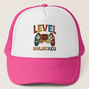 LEVEL 33 UNLOCKED TRUCKER HAT