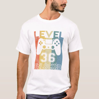 Level 36 Birthday 36 Year Old  T-Shirt