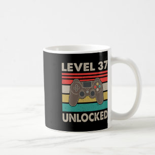 Level 37 Unlocked - 1983 37th Birthday Gift Men An Coffee Mug