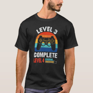 Level 3 Complete Gamer Vintage 3 Years Wedding Ann T-Shirt