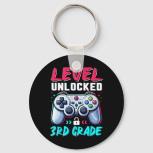 Level 3rd Grade Unlocked Back To School Team Third Key Ring