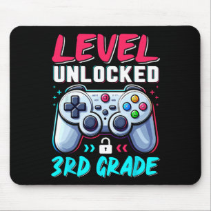 Level 3rd Grade Unlocked Back To School Team Third Mouse Pad