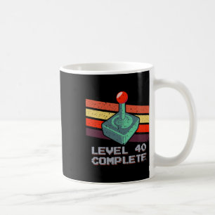 Level 40 Complete 40th Birthday Video Games 1  Coffee Mug
