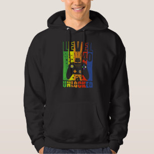Level 40 Unlocked Birthday Level Up 40th Birthday Hoodie