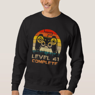 Level 41 Complete Celebrate 41st Wedding Annivers Sweatshirt