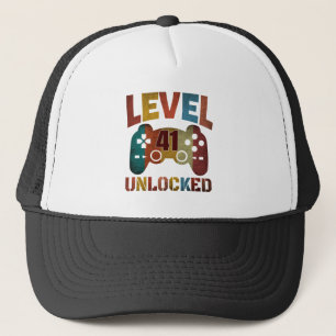 LEVEL 41 UNLOCKED TRUCKER HAT