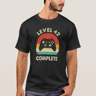 Level 42 Complete 42 Year Wedding Anniversary For T-Shirt