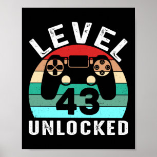 Level 43 Unlocked Poster