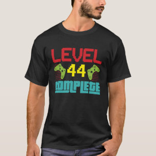 Level 44 Complete Level 44 Unlocked 44 Birthday Vi T-Shirt