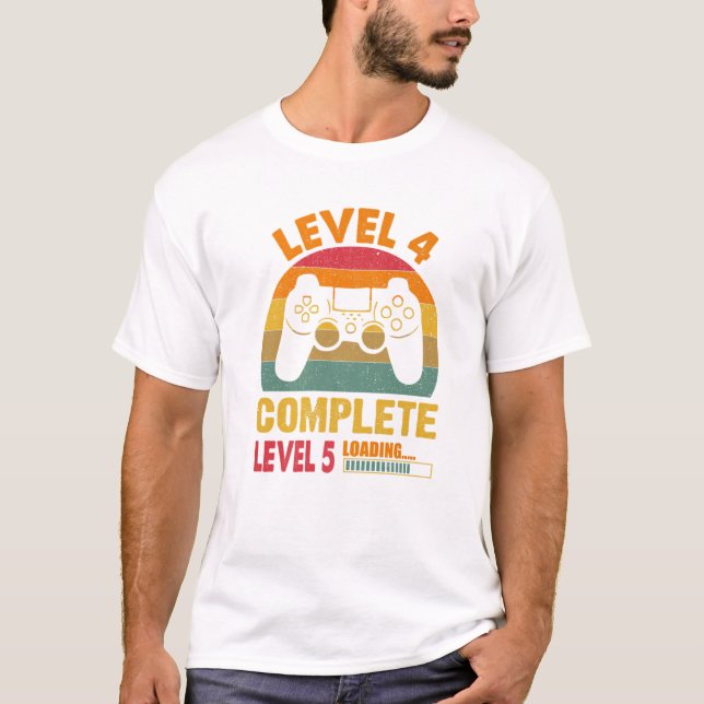 Level 4 Complete Vintage Retro T-Shirt (Front)