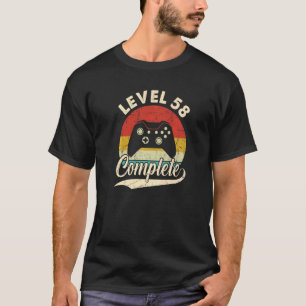 Level 58 Complete 58th Wedding Aniversary For Her T-Shirt