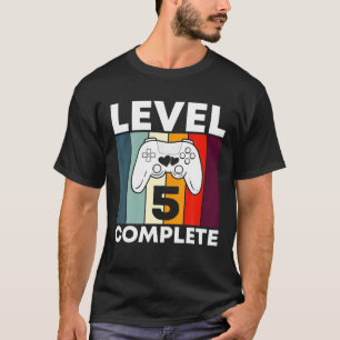 Level 5 Complete 5Th Year Wedding Anniversary Gift T-Shirt