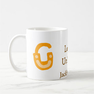 Level 5 unlocked lock orange brown happy birthday coffee mug