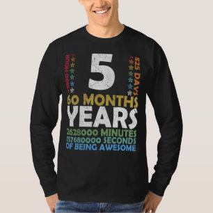 Level 5 Unlocked Video Game 5th Birthday Party Ret T-Shirt