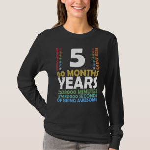 Level 5 Unlocked Video Game 5th Birthday Party Ret T-Shirt