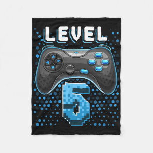 Level 5 Video Game Controller 5th Birthday Gamer G Fleece Blanket