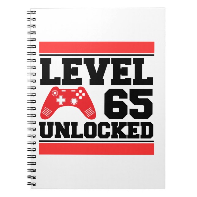 Level 65 Unlocked Notebook (Front)