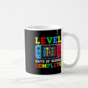 Level 67 33 Happy 100 Days Of School Complete Funn Coffee Mug
