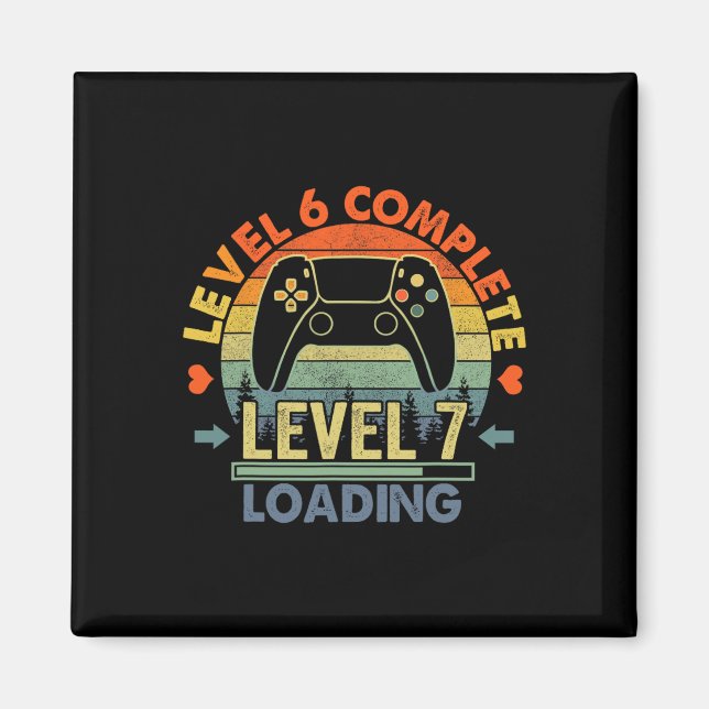 Level 6 Complete 6 Anniversary Gift 6th Wedding An Magnet (Front)