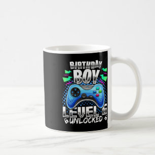 Level 6 Unlocked Video Game 6th Birthday Gamer Gif Coffee Mug
