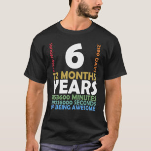 Level 6 Unlocked Video Game 6th Birthday Party Ret T-Shirt