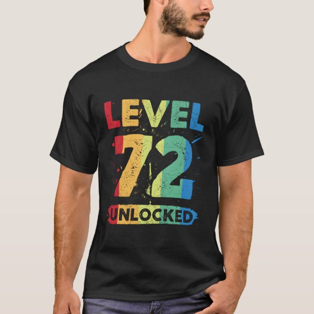 Level 72 Unlocked 72Nd T-Shirt (Front)