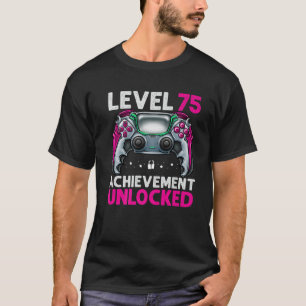 Level 75 Unlocked Awesome Since 1946 75Th Birthday T-Shirt