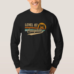 Level 7 Complete - 7th Wedding Anniversary 1 Year  T-Shirt