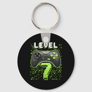 Level 7 Video Game Controller 7th Birthday Gamer G Key Ring