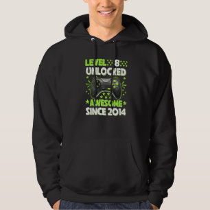 Level 8 Unlocked Awesome 2014 Video Game 8th Birth Hoodie