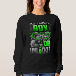 Level 8 Unlocked Awesome Since 2014 8th Birthday G Sweatshirt