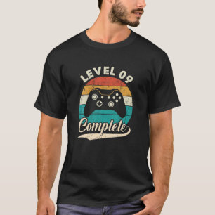 Level 9 Complete - 9Th Wedding Aniversary For Him T-Shirt