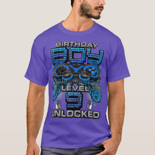 Level 9 Unlocked Awesome Since 2014 9th Birthday G T-Shirt