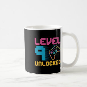 Level 9 Unlocked Gaming Birthday 1 Coffee Mug